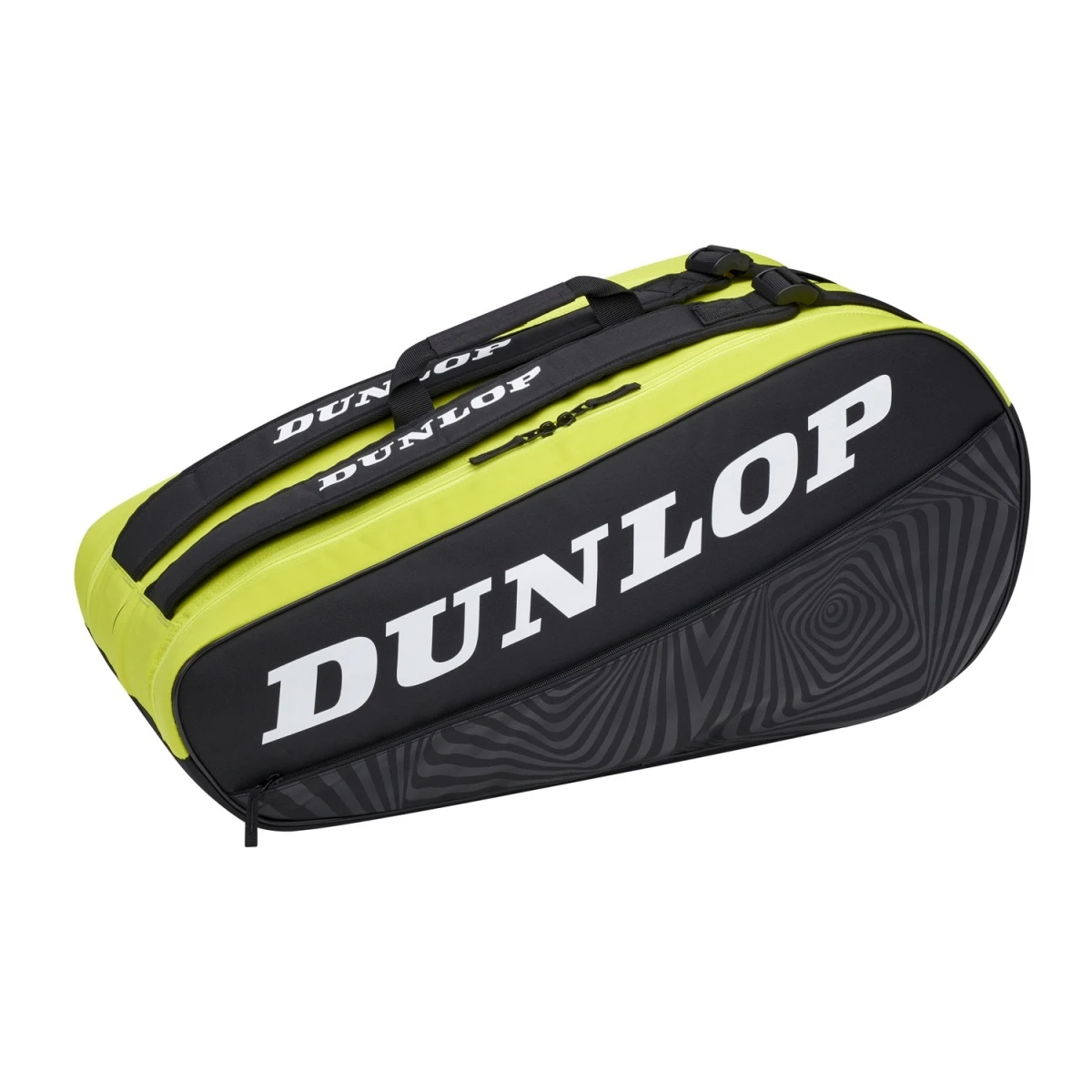 Dunlop Tennis-Racketbag (Schlägertasche, 2 Hauptfächer) SX Club Schwarz/gelb 10er 3 Dunlop Tennis-Racketbag (Schlägertasche, 2 Hauptfächer) SX Club Schwarz/gelb 10er