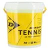 Dunlop Tennisbälle Training (drucklos) Gelb 60er Inkl. Eimer