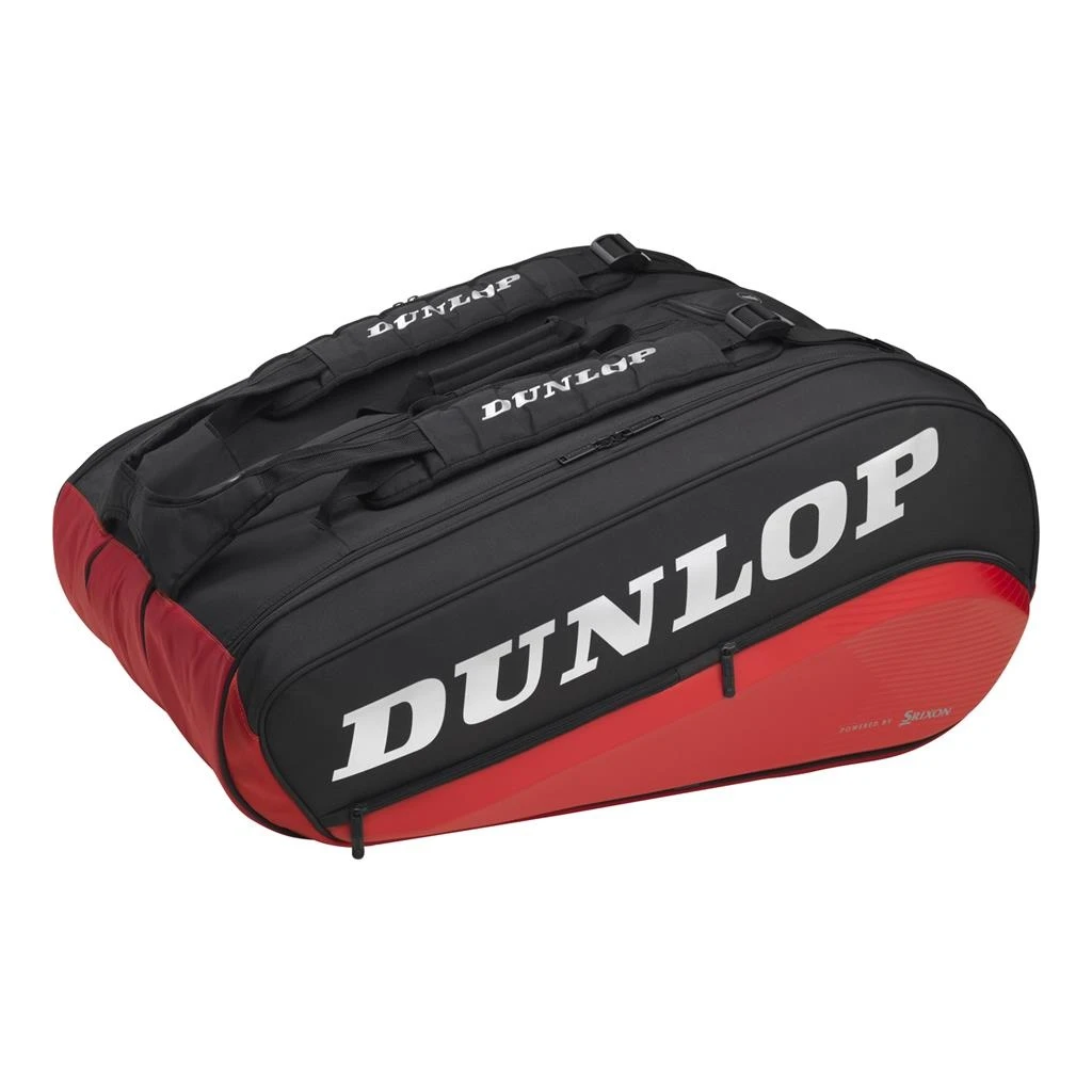 Dunlop Tennis-Racketbag Srixon CX Performance (Schlägertache, 3 Hauptfächer) Schwarz/rot 12er 2 Dunlop Tennis-Racketbag Srixon CX Performance (Schlägertache, 3 Hauptfächer) Schwarz/rot 12er