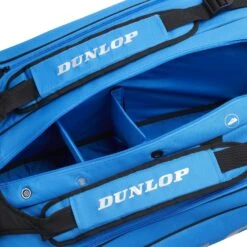 Dunlop Srixon Tennis-Racketbag FX Performance (Schlägertasche, 3 Hauptfächer, Thermofach) Schwarz/blau 12er -TENNISTOWN Verkäufe Dunlop 10337120 FX PERFORMANCE 12RKT THERMO Tasche204 750x750 1