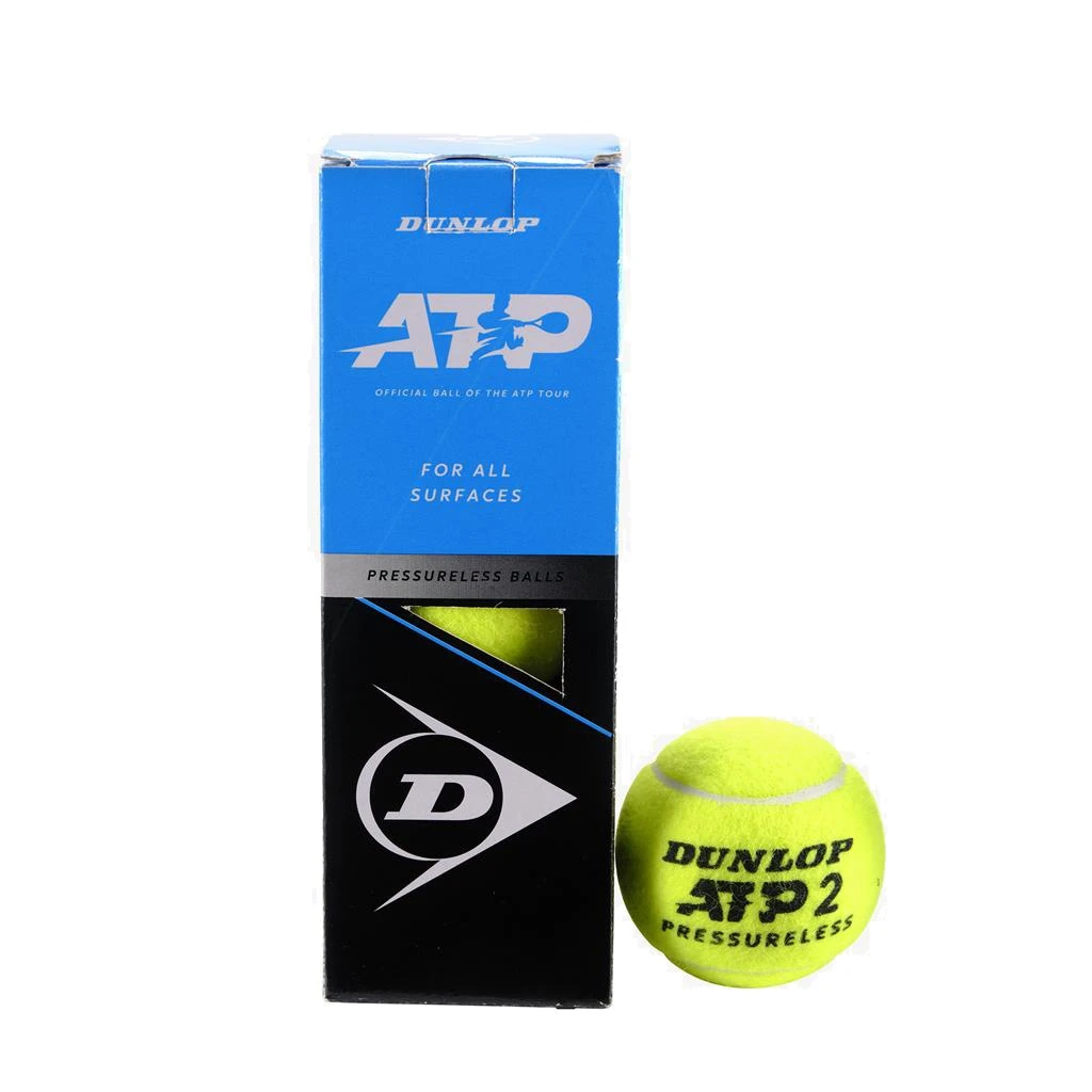 Dunlop Tennisbälle ATP (drucklos, Strapazierfähig, Langlebig) Dose 3er 3 Dunlop Tennisbälle ATP (drucklos, Strapazierfähig, Langlebig) Dose 3er