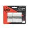 Dunlop Overgrip U Sweat 0.5mm (feuchtigkeitsabsorbierend, Griffig) Weiss - 3 Stück -TENNISTOWN Verkäufe Dunlop 613269 dt19 613269 u sweat20overgrip20white203pcs 1 1024x1024 1