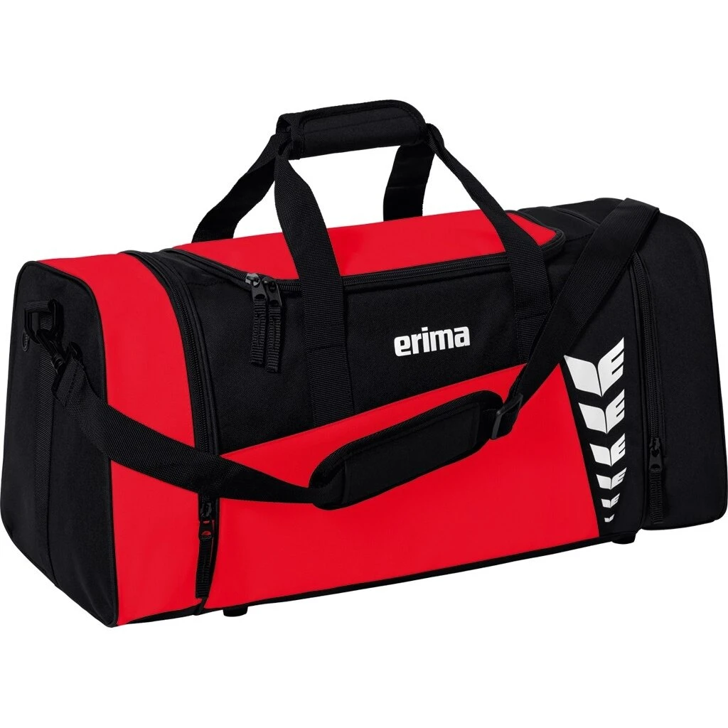Erima Sporttasche Six Wings (Gr. L, 76 Liter, 70x32x34cm) Rot/schwarz 3 Erima Sporttasche Six Wings (Gr. L, 76 Liter, 70x32x34cm) Rot/schwarz