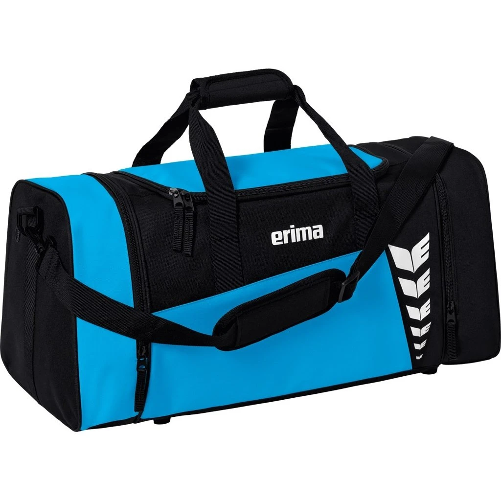 Erima Sporttasche Six Wings (Größe L - 76 Liter) Curacaoblau/schwarz 70x32x34cm 3 Erima Sporttasche Six Wings (Größe L - 76 Liter) Curacaoblau/schwarz 70x32x34cm