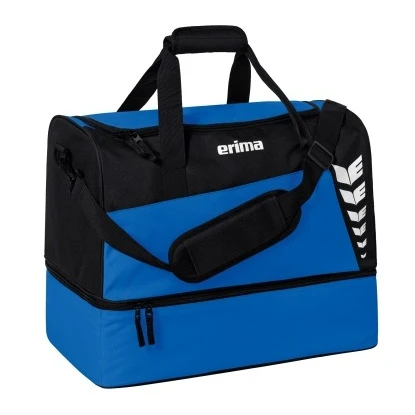 Erima Sporttasche Six Wings Mit Bodenfach (Größe L - 94,5 Liter) Royalblau/schwarz 60x35x45cm 3 Erima Sporttasche Six Wings Mit Bodenfach (Größe L - 94,5 Liter) Royalblau/schwarz 60x35x45cm