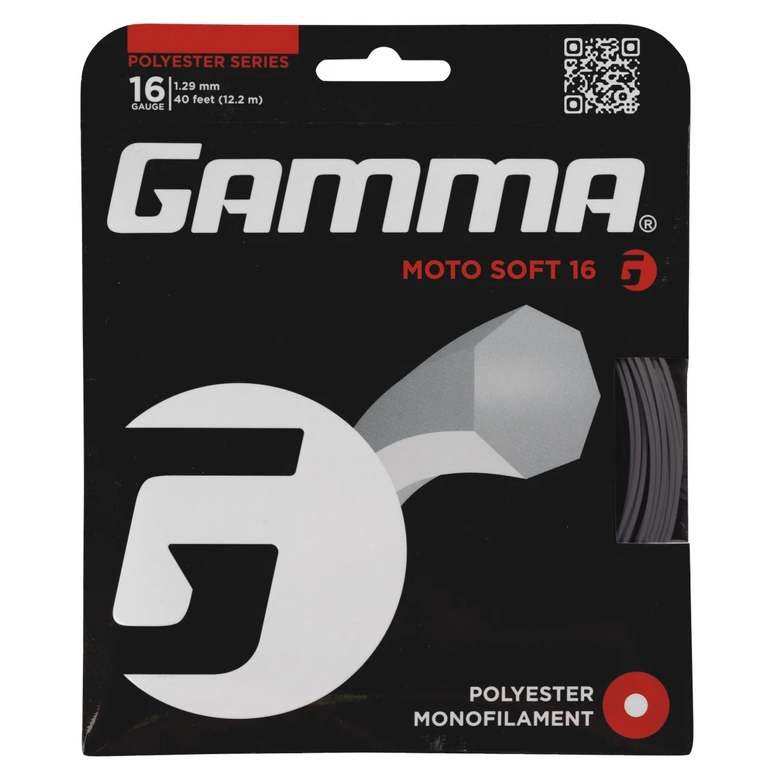 Besaitung Mit Tennissaite Gamma Moto Soft (Haltbarkeit+Touch) Grau 3 Besaitung Mit Tennissaite Gamma Moto Soft (Haltbarkeit+Touch) Grau