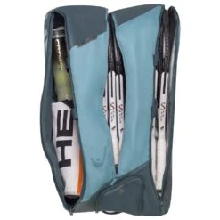 Head Tennis-Racketbag Tour Racquet Bag XL (Schlägertasche, 3 Hauptfächer) 2023 Cyanblau 12er -TENNISTOWN Verkäufe Head 260703 CB Tour Racquet Tasche 2 1000x1000 1