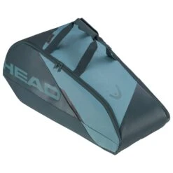 Head Tennis-Racketbag Tour Racquet Bag L (Schlägertasche, 2 Hauptfächer) 2023 Cyanblau 9er -TENNISTOWN Verkäufe Head 260713 CB Tour Racquet Tasche 4 1000x1000 1
