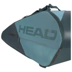 Head Tennis-Racketbag Tour Racquet Bag L (Schlägertasche, 2 Hauptfächer) 2023 Cyanblau 9er -TENNISTOWN Verkäufe Head 260713 CB Tour Racquet Tasche 5 1000x1000 1