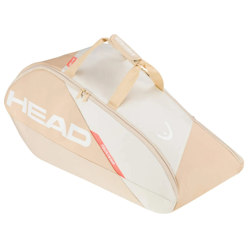 Head Tennis-Racketbag Tour Racquet Bag L (Schlägertasche, 2 Hauptfächer) 2023 Weiss/champagne 9er 5 Head Tennis-Racketbag Tour Racquet Bag L (Schlägertasche, 2 Hauptfächer) 2023 Weiss/champagne 9er – Bild 3