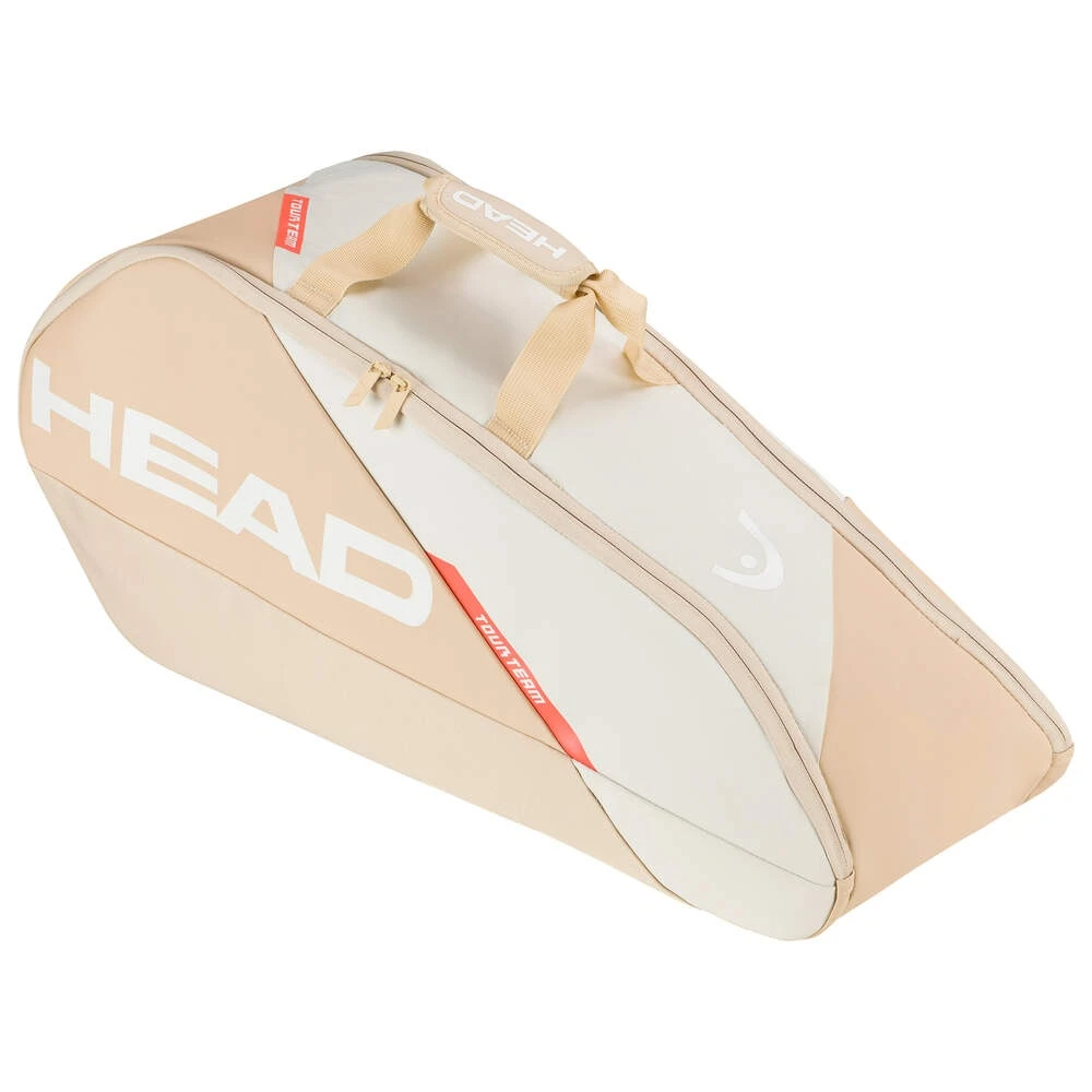 Head Tennis-Racketbag Tour Racquet Bag M (Schlägertasche, 2 Hauptfächer) 2023 Weiss/champagne 6er 5 Head Tennis-Racketbag Tour Racquet Bag M (Schlägertasche, 2 Hauptfächer) 2023 Weiss/champagne 6er – Bild 3