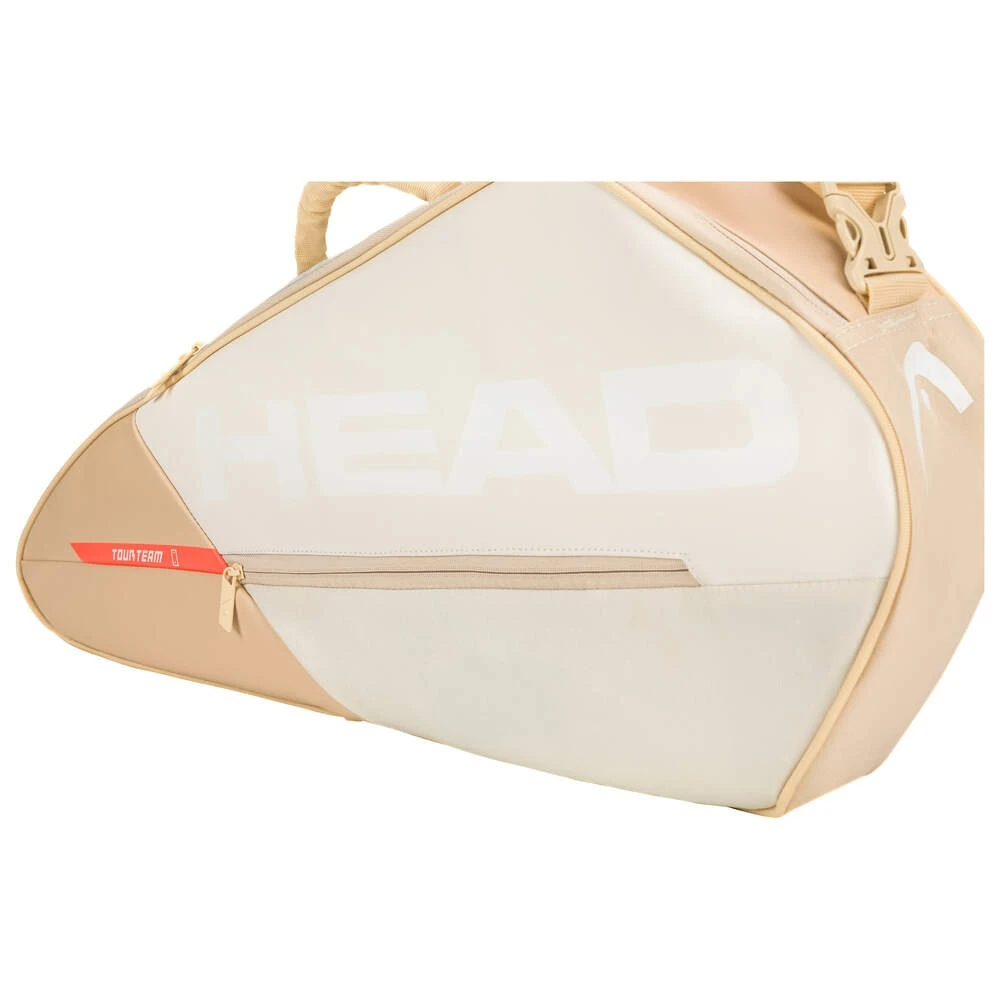Head Tennis-Racketbag Tour Racquet Bag S (Schlägertasche, 1 Hauptfach) 2023 Weiss/champagne 3er 5 Head Tennis-Racketbag Tour Racquet Bag S (Schlägertasche, 1 Hauptfach) 2023 Weiss/champagne 3er – Bild 3