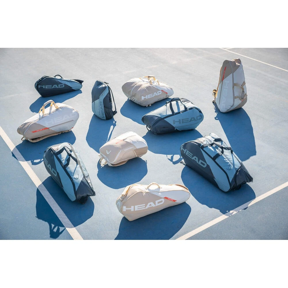 Head Tennis-Racketbag Tour Racquet Bag S (Schlägertasche, 1 Hauptfach) 2023 Weiss/champagne 3er 4 Head Tennis-Racketbag Tour Racquet Bag S (Schlägertasche, 1 Hauptfach) 2023 Weiss/champagne 3er – Bild 2