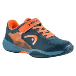 Head Tennisschuhe Sprint Velcro 3.0 (Klett) Allcourt Dunkelblau/orange Kleinkinder -TENNISTOWN Verkäufe Head 275202 BSOR Sprint Velcro schuh 1000x1000 1
