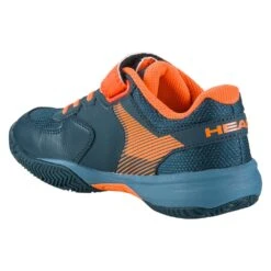 Head Tennisschuhe Sprint Velcro 3.0 (Klett) Allcourt Dunkelblau/orange Kleinkinder -TENNISTOWN Verkäufe Head 275202 BSOR Sprint Velcro schuh 3 1000x1000 1