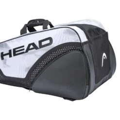Head Tennis-Racketbag Supercombibag Djokovic (Schlägertasche, 3 Hauptfächer) Weiss/schwarz 9R -TENNISTOWN Verkäufe Head 283101 Djokovic209R20Monstercombi WHBK 2 1000x1000 1