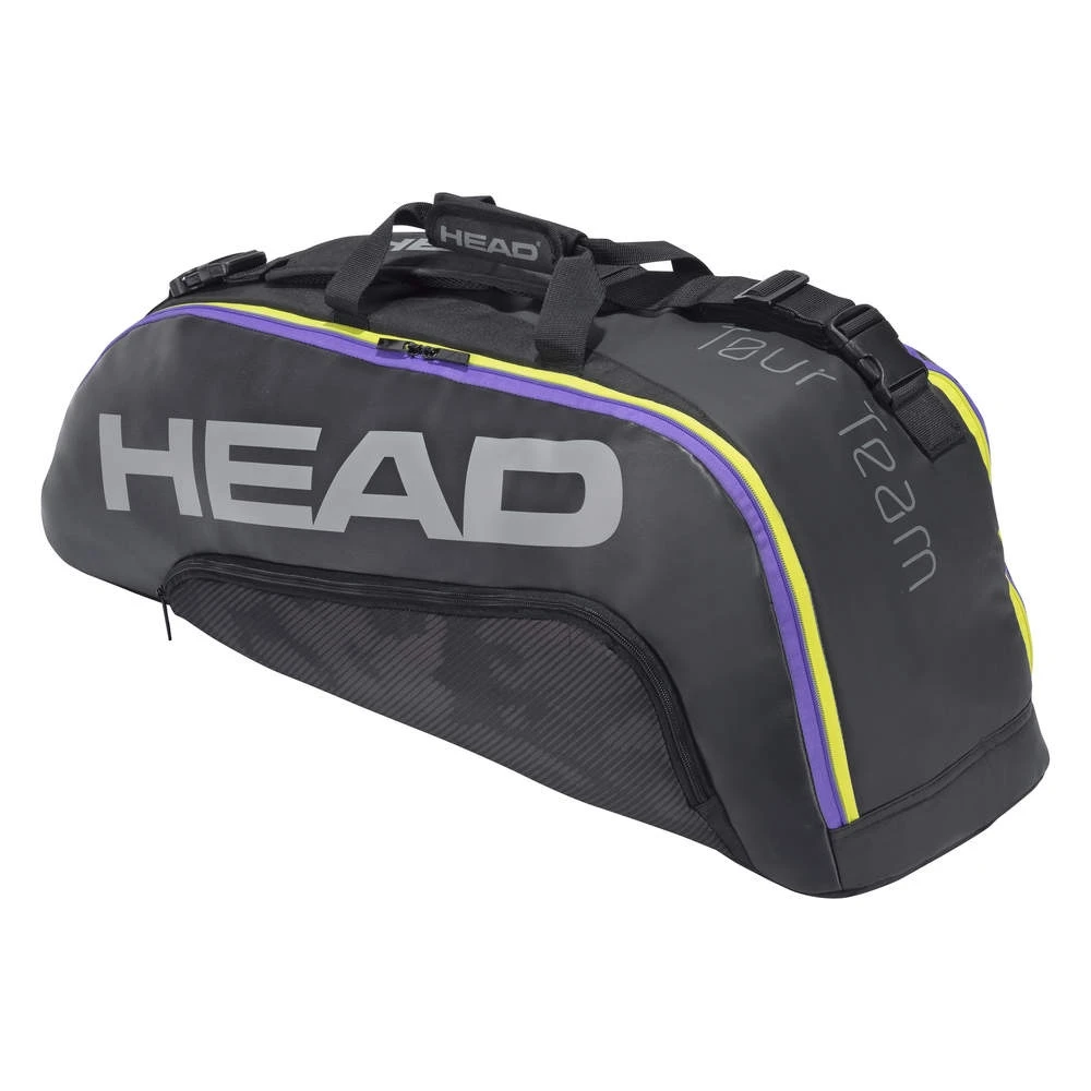 Head Tennis-Racketbag Tour Team (Schlägertasche, 2 Hauptfächer) Schwarz/lila 6R 3 Head Tennis-Racketbag Tour Team (Schlägertasche, 2 Hauptfächer) Schwarz/lila 6R