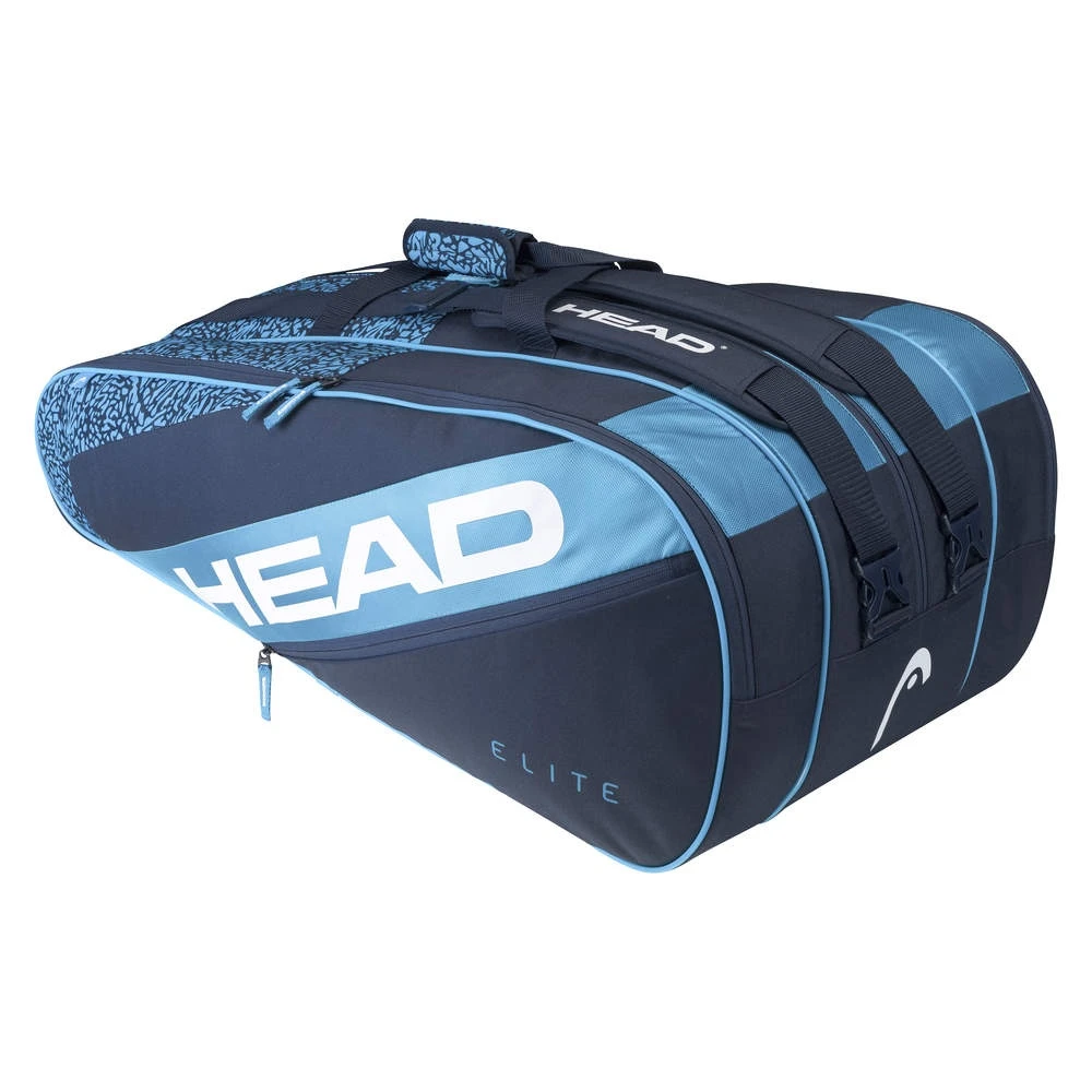 Head Tennis-Racketbag Elite (Schlägertasche, 3 Hauptfächer) Navyblau 12R 3 Head Tennis-Racketbag Elite (Schlägertasche, 3 Hauptfächer) Navyblau 12R