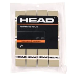 Head Overgrip Prime Tour 0.6 Mm (Komfort, Griffigkeit) Grau 12er Clip-Beutel