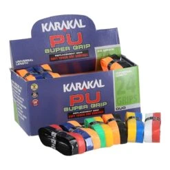 Karakal Basisband PU Super Grip DUO 1.8mm Farblich Sortiert 24er Box
