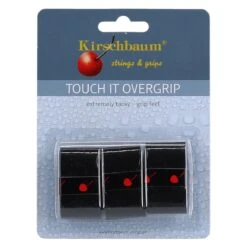 Kirschbaum Overgrip Touch It 0.5mm (extreme Griffigkeit) Schwarz 3er