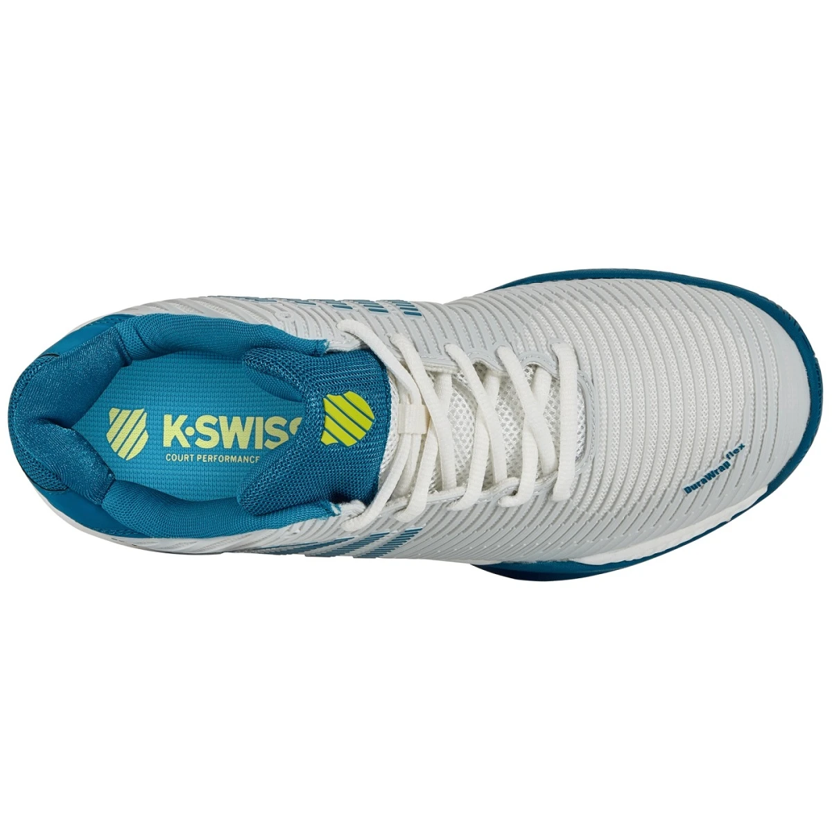KSwiss Tennisschuhe Hypercourt Express 2 Allcourt Weiss/blau Herren 4 KSwiss Tennisschuhe Hypercourt Express 2 Allcourt Weiss/blau Herren – Bild 2