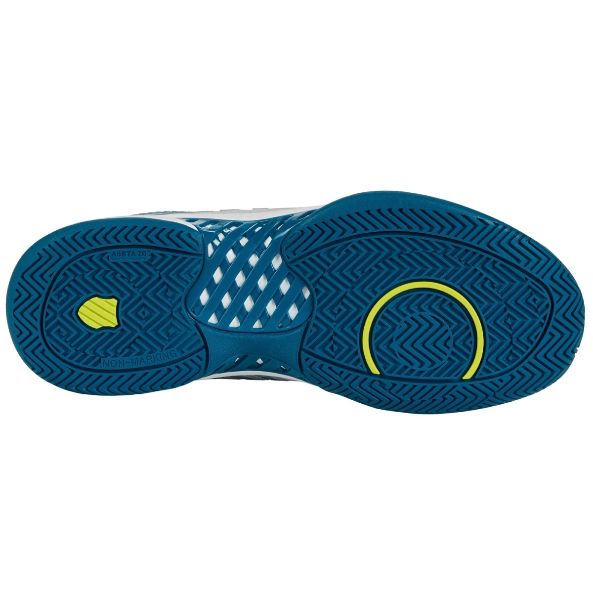 KSwiss Tennisschuhe Hypercourt Express 2 Allcourt Weiss/blau Herren 9 KSwiss Tennisschuhe Hypercourt Express 2 Allcourt Weiss/blau Herren – Bild 7