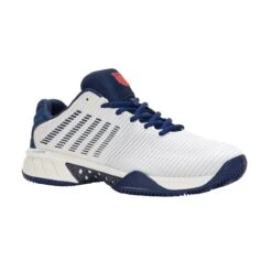 KSwiss Tennisschuhe Hypercourt Express 2 Clay/Sandplatz 2023 Weiss/blau/rot Herren -TENNISTOWN Verkäufe KSwiss 06614 146 Hypercourt Express Schuh207 1200x1200 1