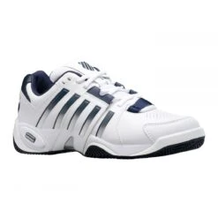 KSwiss Tennisschuhe Accomplish IV Allcourt (Stabil) Weiss/peacoatblau Herren