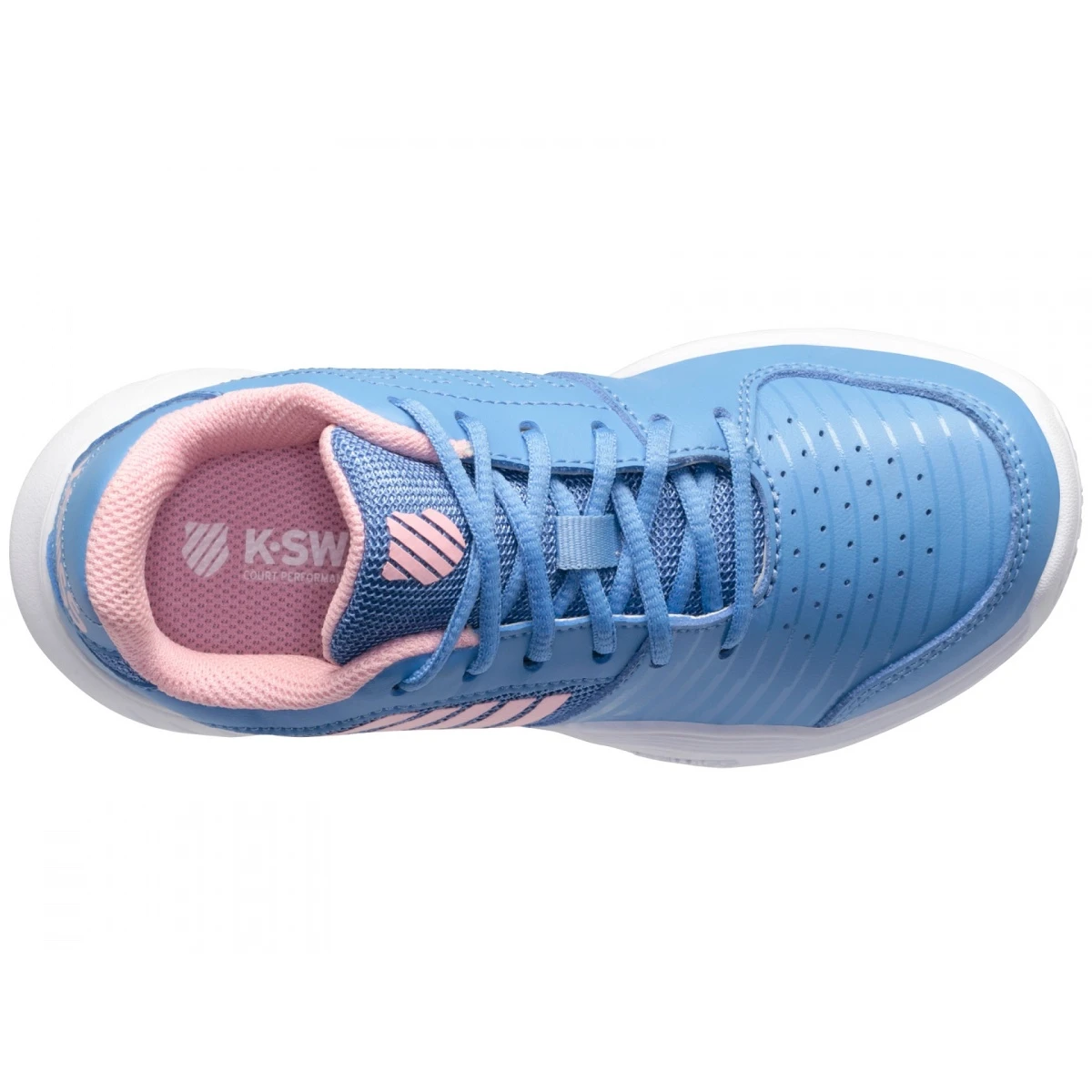 KSwiss Tennisschuhe Court Express Allcourt Hellblau/pink Kids 4 KSwiss Tennisschuhe Court Express Allcourt Hellblau/pink Kids – Bild 2