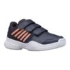 KSwiss Tennisschuhe Court Express Klett Allcourt Blaugrau/pfirsisch Kleinkinder -TENNISTOWN Verkäufe KSwiss 56610 034 Court Express Klett Schuh 2 1024x1024 1