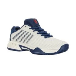 KSwiss Tennisschuhe Hypercourt Express 2 Clay/Sandplatz 2023 Weiss/opalblau Kinder -TENNISTOWN Verkäufe KSwiss 86614 146 Hypercourt Express Schuh207 1200x1200 1