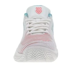 KSwiss Tennisschuhe Hypercourt Express 2 Clay/Sandplatz 2023 Weiss/hellblau/pink Damen -TENNISTOWN Verkäufe KSwiss 96614 143 Hypercourt Express Schuh204 985x985 1