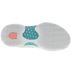 KSwiss Tennisschuhe Hypercourt Express 2 Clay/Sandplatz 2023 Weiss/hellblau/pink Damen -TENNISTOWN Verkäufe KSwiss 96614 143 Hypercourt Express Schuh207 1200x1200 1