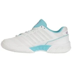 KSwiss Tennisschuhe BigShot Light 4 Allcourt Weiss/blau Damen -TENNISTOWN Verkäufe KSwiss 96989 190 BigShot Schuh206 1200x1200 1