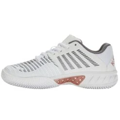 KSwiss Tennisschuhe Express Light 3 Clay/Sandplatz 2023 Weiss/grau Damen -TENNISTOWN Verkäufe KSwiss 98563 179 Express Light Schuh204 1200x1200 1