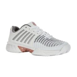 KSwiss Tennisschuhe Express Light 3 Clay/Sandplatz 2023 Weiss/grau Damen -TENNISTOWN Verkäufe KSwiss 98563 179 Express Light Schuh207 1200x1200 1