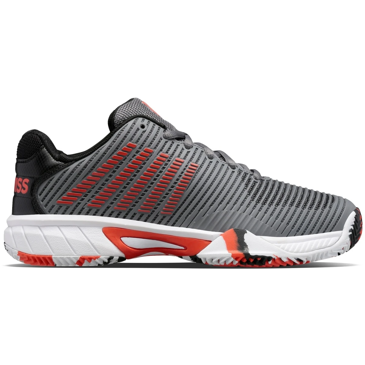 KSwiss Tennisschuhe Hypercourt Express 2 Clay/Sandplatz Stahlgrau Kinder 5 KSwiss Tennisschuhe Hypercourt Express 2 Clay/Sandplatz Stahlgrau Kinder – Bild 3
