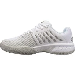 KSwiss Tennisschuhe Express Light 2 Clay/Sandplatz Weiss/grau Damen -TENNISTOWN Verkäufe Kswiss 96611 181.00 express20light 2 hb women Schuh 5 1024x1024 1