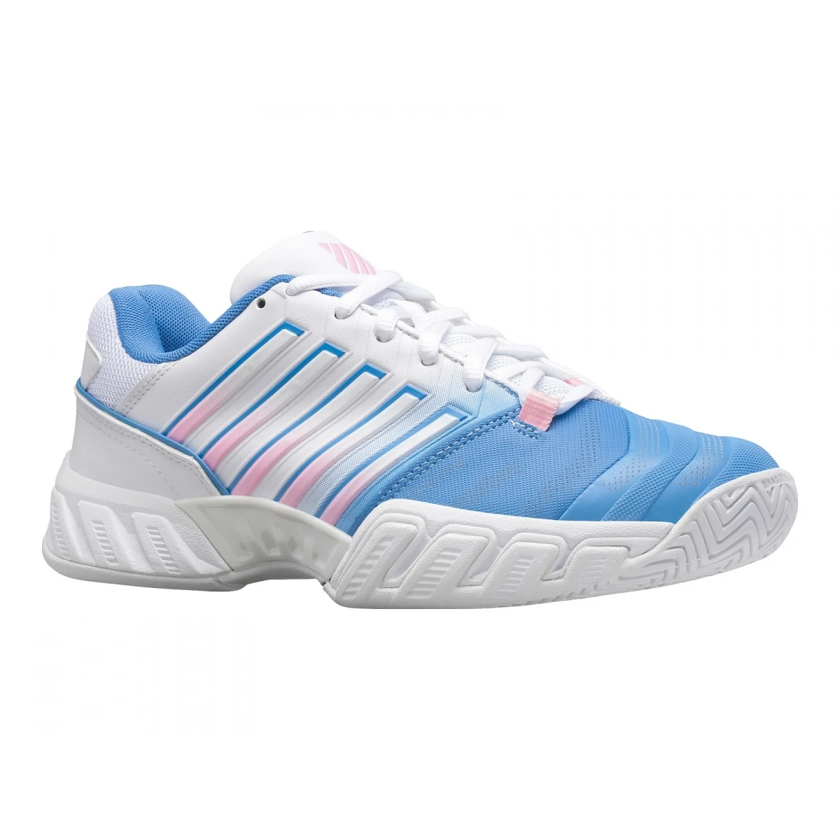 KSwiss Tennisschuhe BigShot Light 4 Allcourt Weiss/hellblau Damen 5 KSwiss Tennisschuhe BigShot Light 4 Allcourt Weiss/hellblau Damen – Bild 3