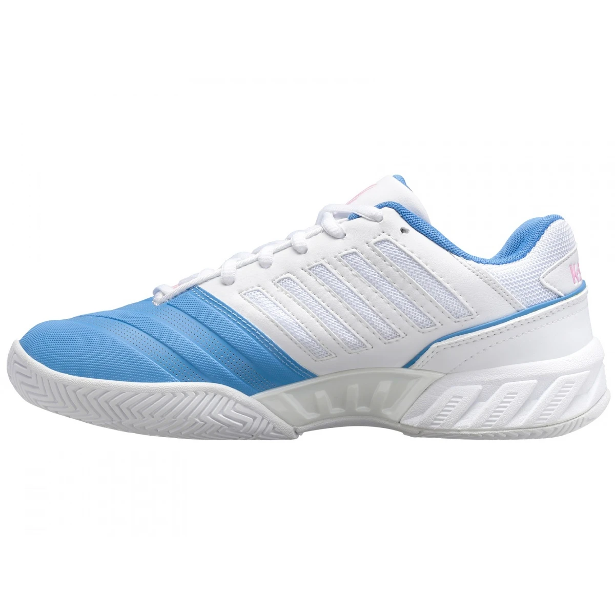 KSwiss Tennisschuhe BigShot Light 4 Allcourt Weiss/hellblau Damen 8 KSwiss Tennisschuhe BigShot Light 4 Allcourt Weiss/hellblau Damen – Bild 6
