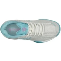 KSwiss Tennisschuhe Hypercourt Express 2 Clay/Sandplatz Blau/weiss Damen -TENNISTOWN Verkäufe Kswiss SChuhe Express Clay Damen 96614 190202 1200x1200 1