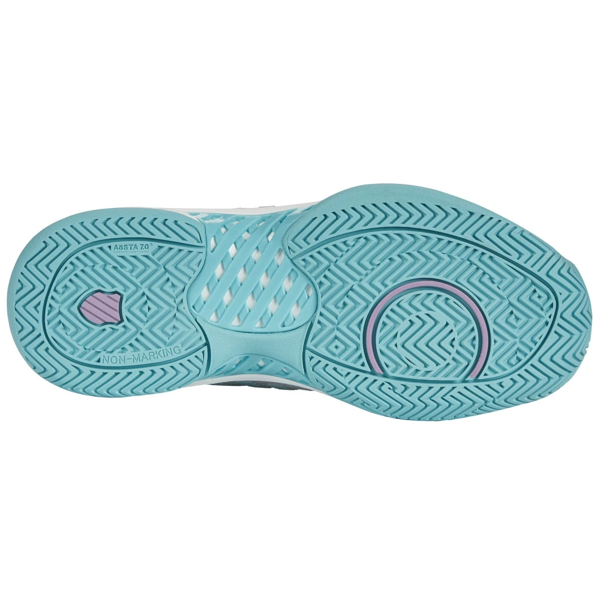 KSwiss Hypercourt Express 2 2022 Weiss/blau Allcourt-Tennisschuhe Damen 6 KSwiss Hypercourt Express 2 2022 Weiss/blau Allcourt-Tennisschuhe Damen – Bild 4