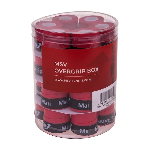 MSV Overgrip Cyber Wet 0.6mm Rot 24er Dose 3 MSV Overgrip Cyber Wet 0.6mm Rot 24er Dose