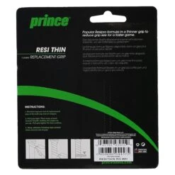 Prince Basisband Resi Thin 1.5mm (dünn, Griffig) Weiss - 1 Stück -TENNISTOWN Verkäufe PRINCE 7H796010 RESI THIN WEISS NEW 2 1200x1200 1