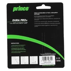 Prince Basisband Dura Pro+ 1.9mm (Griffigkeit+Schweissabsorbtion) Schwarz - 1 Stück -TENNISTOWN Verkäufe PRINCE DURA pro PLUS schwarz 2 1200x1200 1