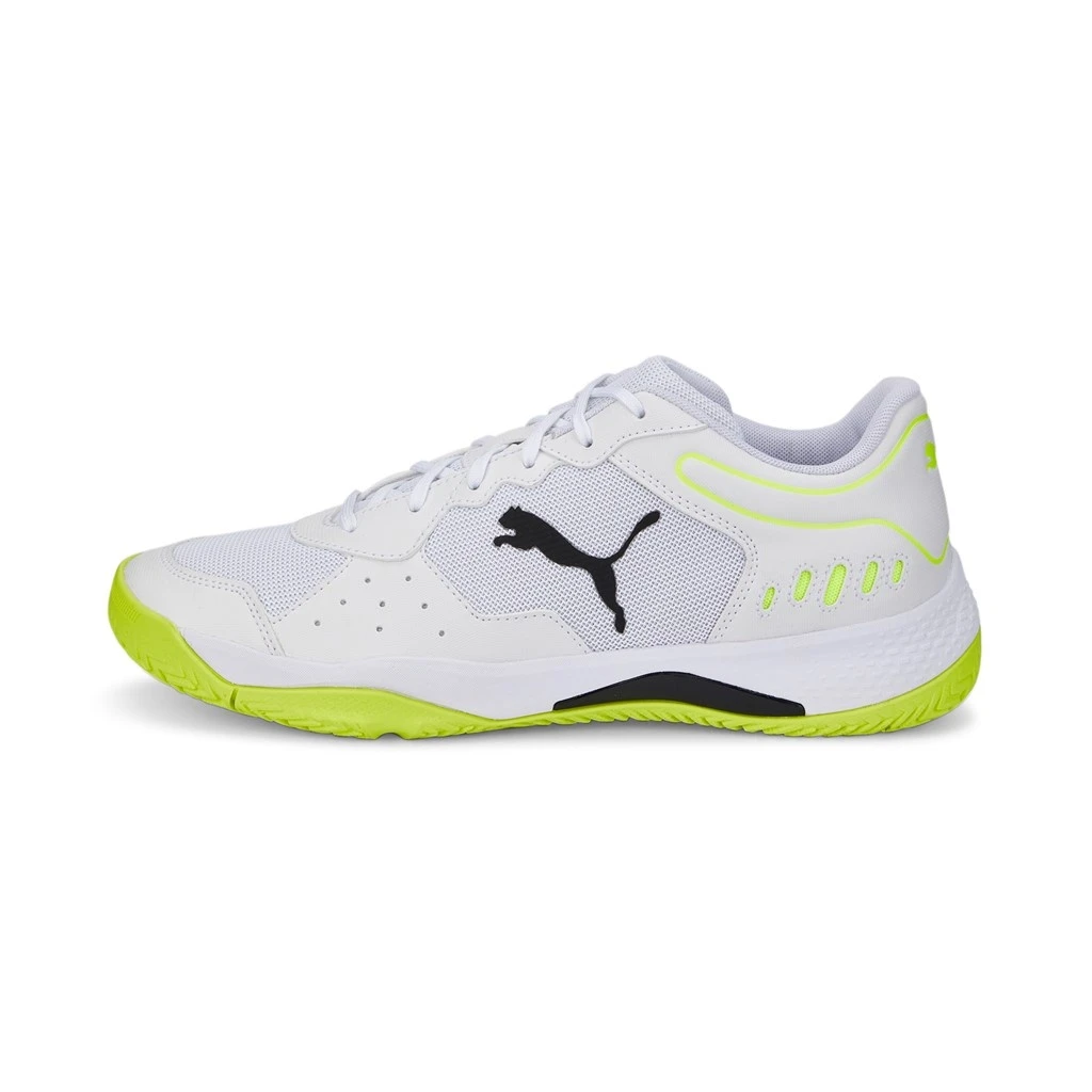 Puma Tennisschuhe Solarsmash RCT Allcourt Weiss/gelb Herren 11 Puma Tennisschuhe Solarsmash RCT Allcourt Weiss/gelb Herren – Bild 9