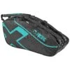 Pacific Tennis-Racketbag X Tour XL (Schlägertasche, 2 Hauptfächer, 1 Thermofach) Schwarz/petrol 6er -TENNISTOWN Verkäufe Pacific pc 71340035 Tasche XL 1120x1120 1