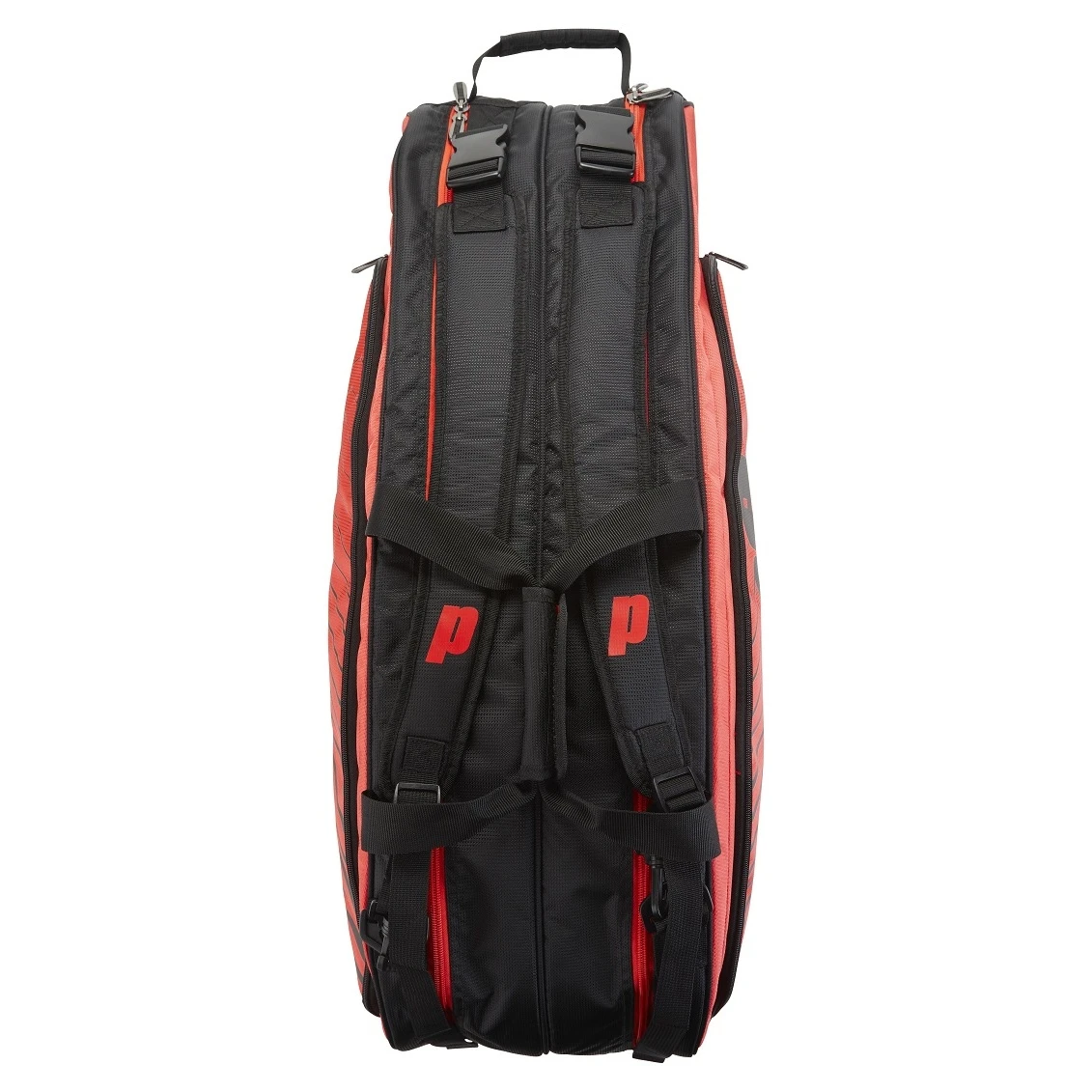 Prince Tennis-Racketbag (Schlägertasche, 2 Hauptfächer) Tour Future 6er Rot/schwarz 4 Prince Tennis-Racketbag (Schlägertasche, 2 Hauptfächer) Tour Future 6er Rot/schwarz – Bild 2