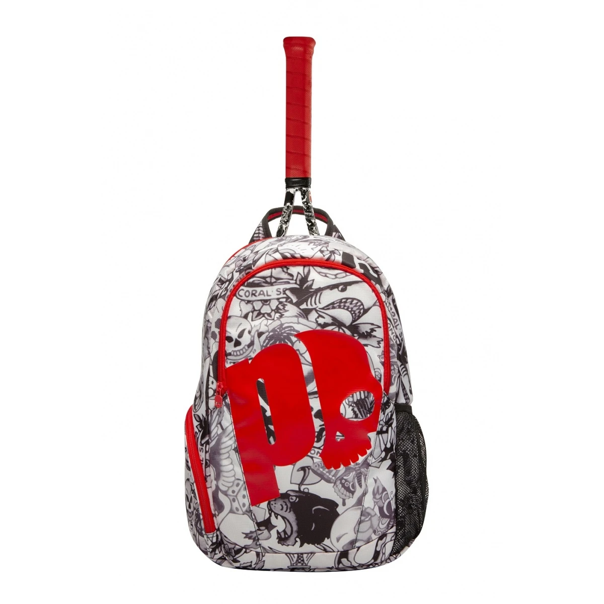 Prince Tennis-Rucksack By Hydrogen Tattoo Weiss/schwarz 3 Prince Tennis-Rucksack By Hydrogen Tattoo Weiss/schwarz